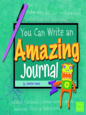 cover image of You Can Write an Amazing Journal